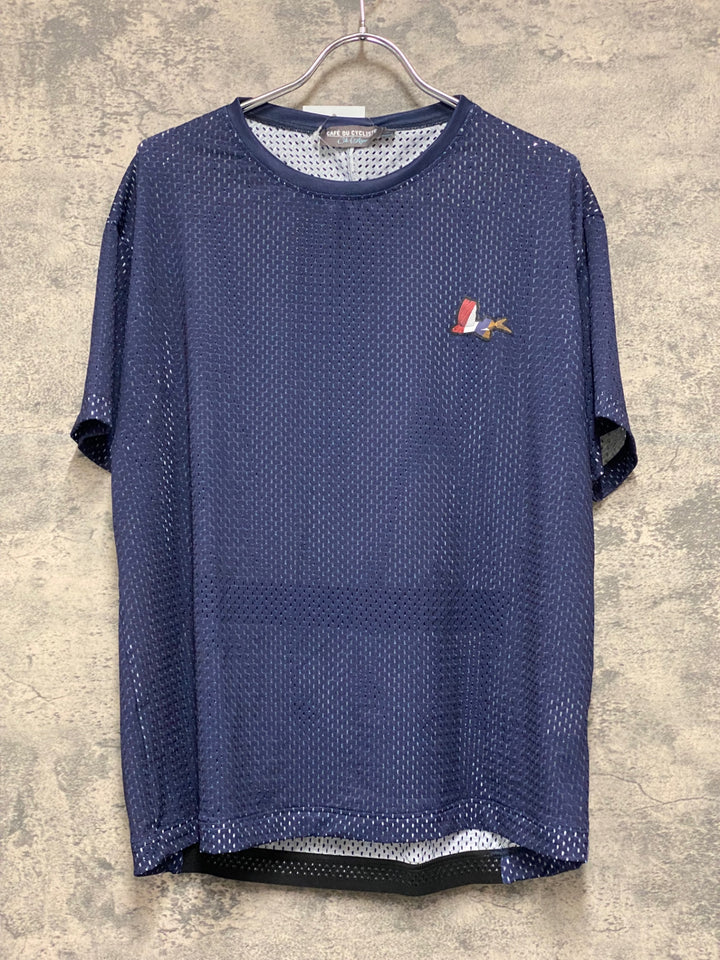 JT631 カフェドシクリステ CAFE DU CYCLISTE 半袖 サイクルジャージ ネイビー L
