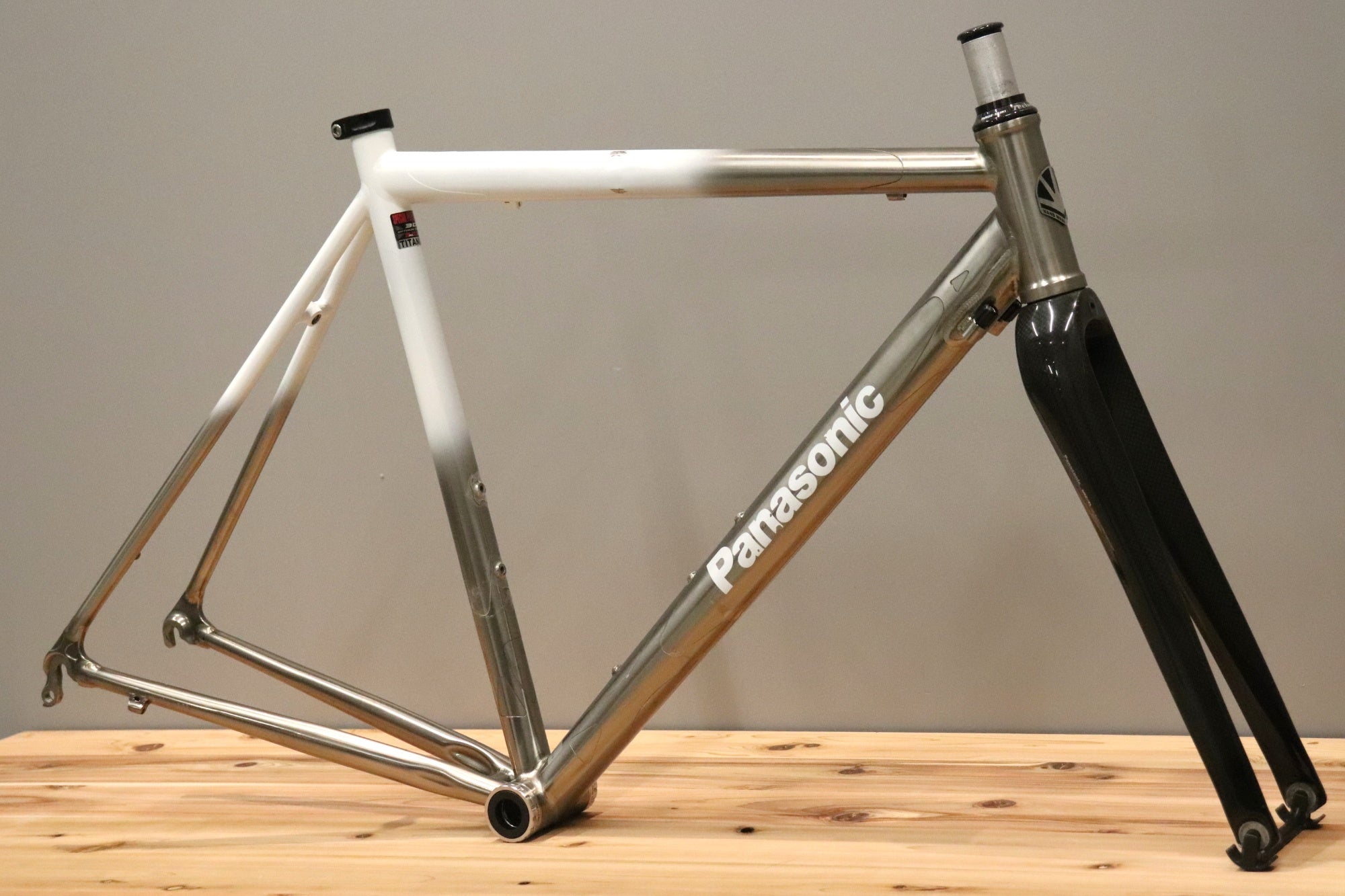 訳アリ パナソニック Panasonic FRT08 530サイズ チタン ロードバイク