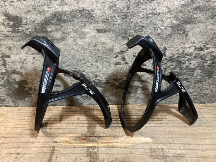 KF096 エリート ELITE Leggero カーボン ボトルケージ ブラック 2個セット
