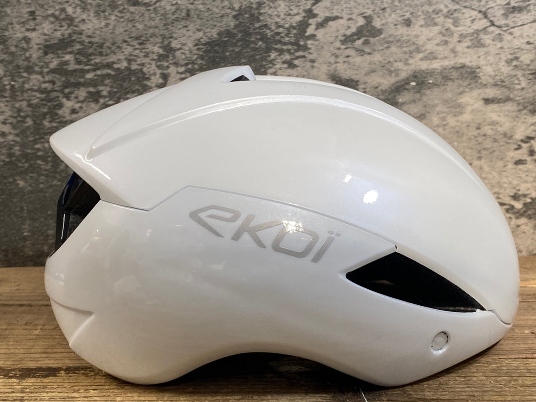KH162 エコイ EKOI AR16 ヘルメット 55-58cm Mサイズ 白 2025年6月製造