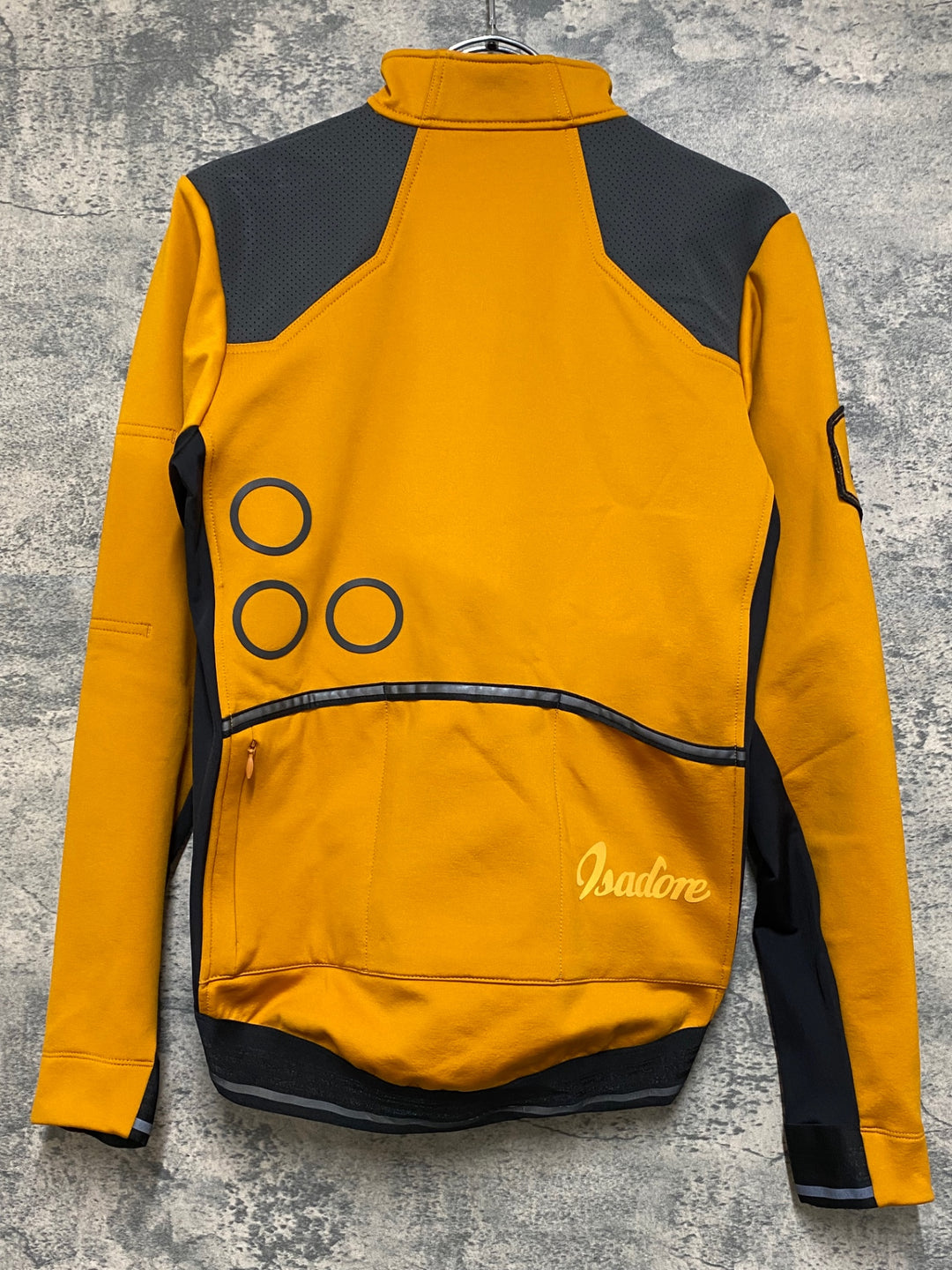 JN266 イザドア Isadore WOMEN'S SIGNATURE DEEP WINTER SOFTSHELL 長袖 サイクルジャケット オレンジ XS 裏起毛