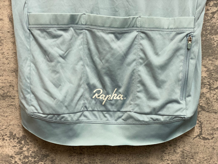 JM636 ラファ Rapha CORE JERSEY 半袖 サイクルジャージ 水色 M