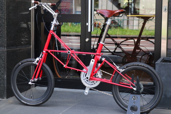 【極上車】 アレックス モールトン ALEX MOULTON  AM-SPORTIF 分割式 カンパ CENTAUR 11S 手組カーボンホイール クロモリ ミニべロ 20インチ 【東京南麻布店】