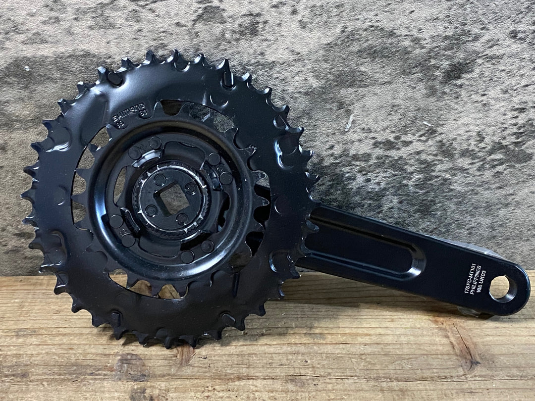 KF761 シマノ SHIMANO FC-MT101-2 クランクセット 175mm 36/22T スクエアテーパー