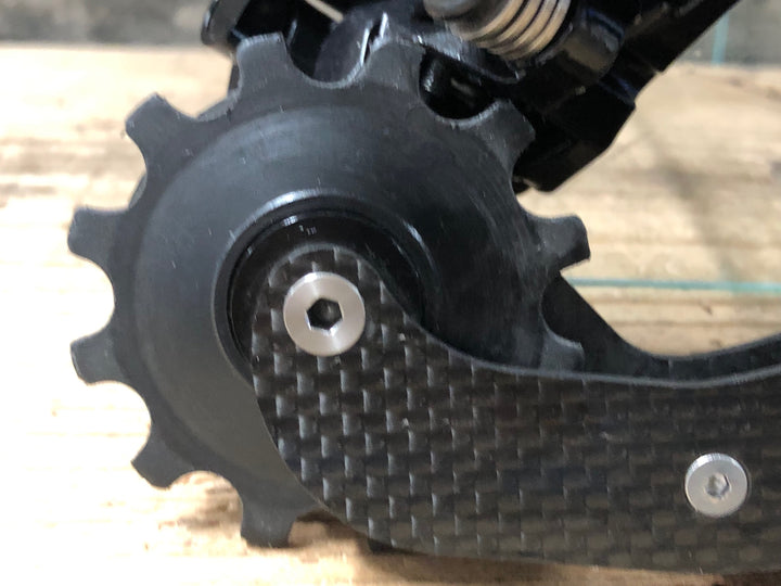 KE448 シマノ SHIMANO デュラエース DURA-ACE RD-R9150 リアディレイラー 11s Di2 SBC製ビッグプーリー 動作確認済 ※B軸パーツ欠品