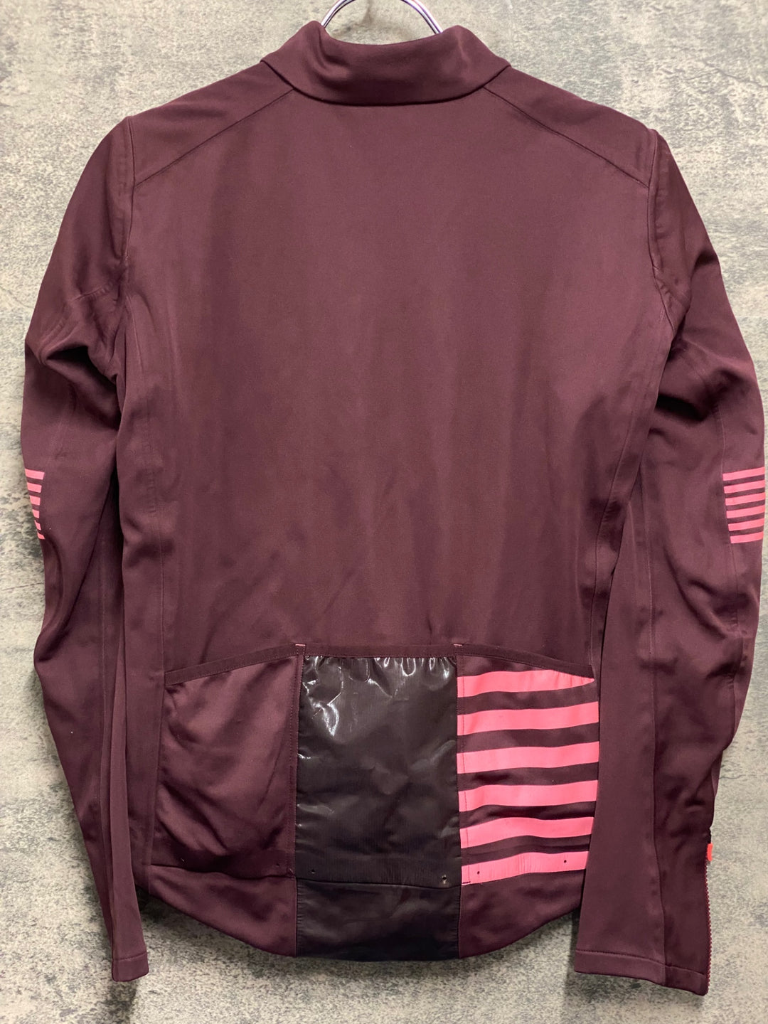 JV240 ラファ Rapha PRO TEAM SOFTSHELL JACKET 長袖 サイクルジャケット バーガンディ S