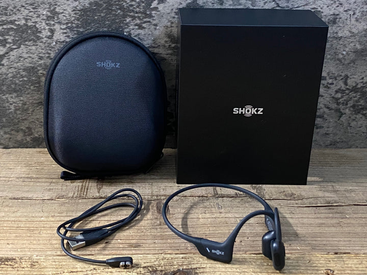 KJ127 ショックス SHOKZ オープンラン プロ OPENRUN PRO ヘッドホン ワイヤレス 骨伝導 黒 動作確認済み