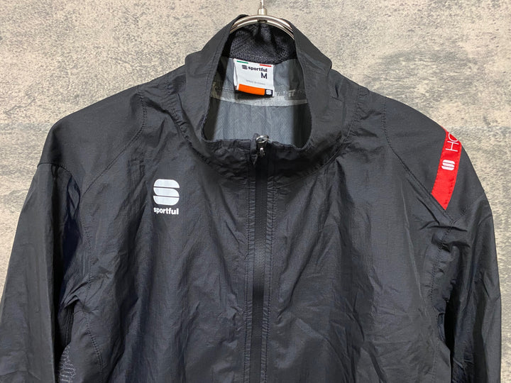 KE364 スポーツフル sportful 長袖 ウィンドブレーカー 黒 M