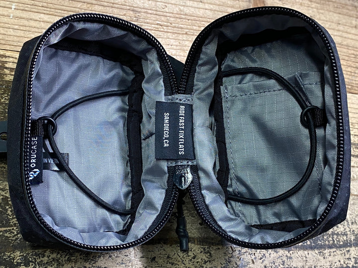 JK021 オルケース ORUCASE SADDLE BAG HC サドルバッグ 黒 0.6L
