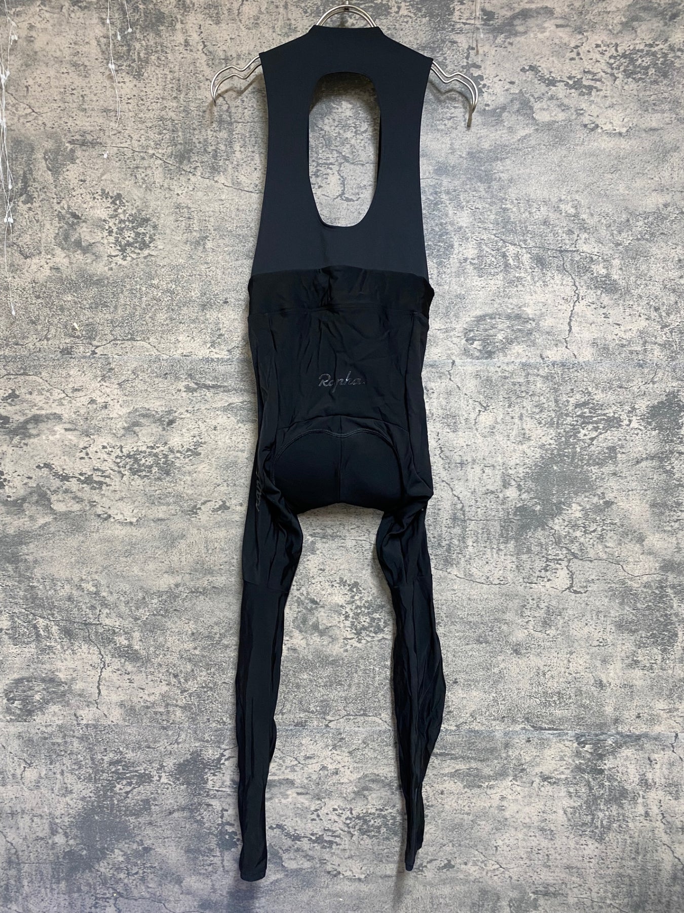 JR827 ラファ Rapha CORE WINTER TIGHTS WITH PAD ビブタイツ 黒 S 裏