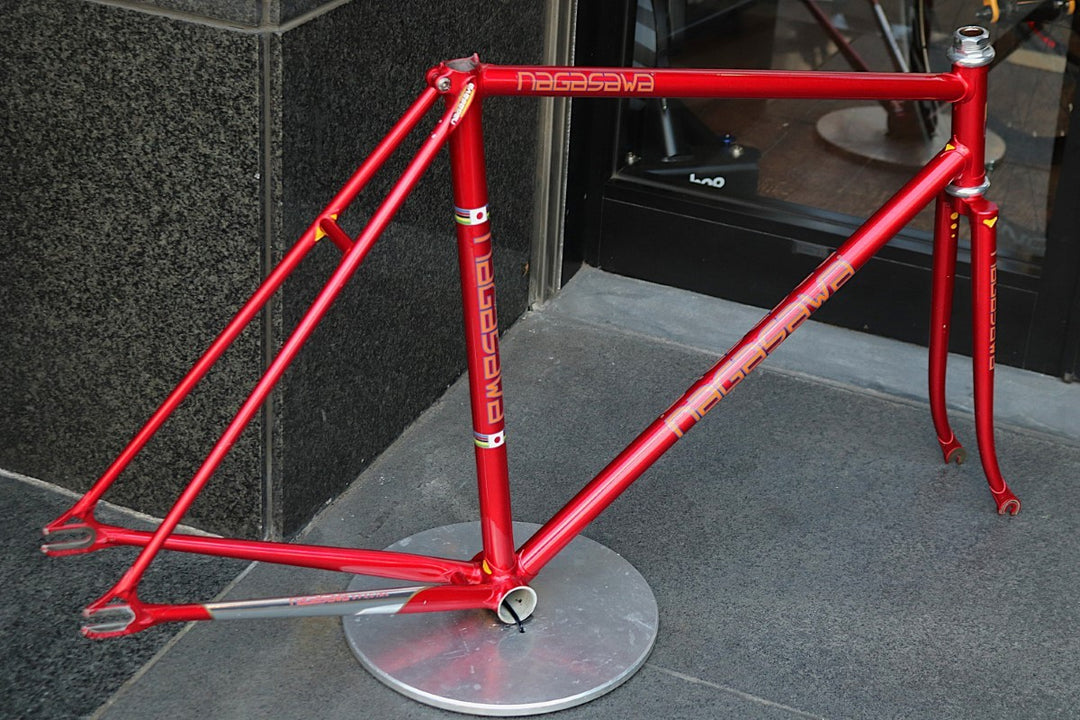 ナガサワ NAGASAWA スペシャル SPECIAL 中野レッド NJS認定 スチール ピストバイク トラックレーサー フレームセット 【東京南麻布店】