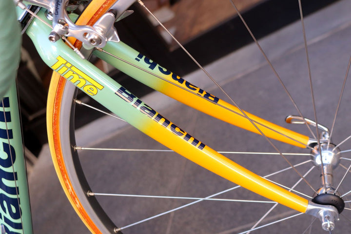 ビアンキ Bianchi メガプロ MEGA PRO XL ジロデイタリア 101台限定車 1999 53サイズ カンパニョーロ レコード スカンジウム ロードバイク 【東京南麻布店】