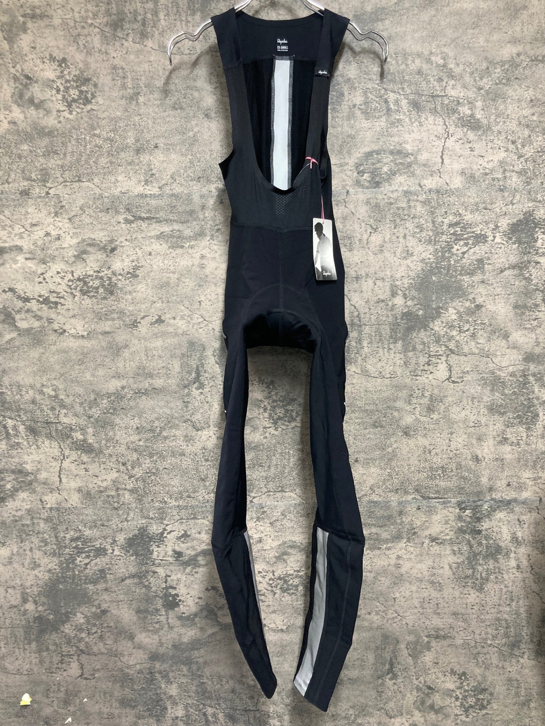 JE275 ラファ Rapha SOUPLESSE WINTER TIGHTS WITH PAD ビブタイツ ブラック レディース レディース XXS 裏起毛