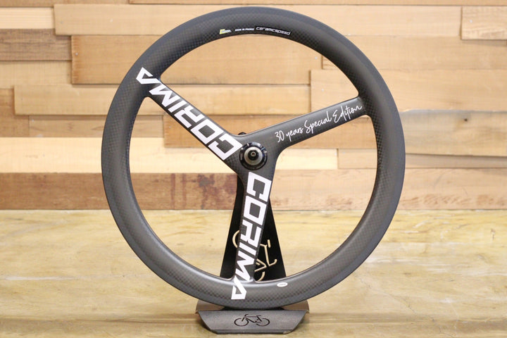 新品未使用 コリマ CORIMA 3スポーク WS TT HM カーボン チューブラー フロント バトン ホイール 【立川店】