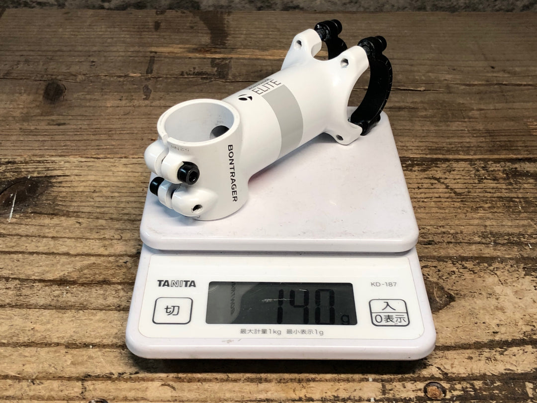 JQ713 ボントレガー BONTRAGER ELITE BLENDR STEM アルミステム 白 Φ31.8 90mm