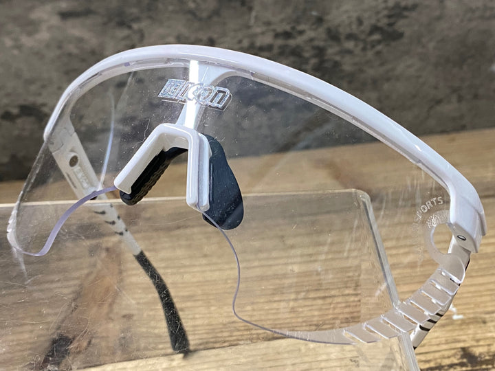 KI536 シーコン SCICON AEROWING サングラス アイウェア 白 クリアレンズ