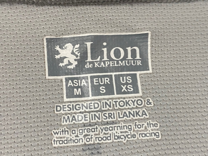 KK008 リオンドカペルミュール Lion de KAPELMUUR 半袖 サイクルジャージ グレー M