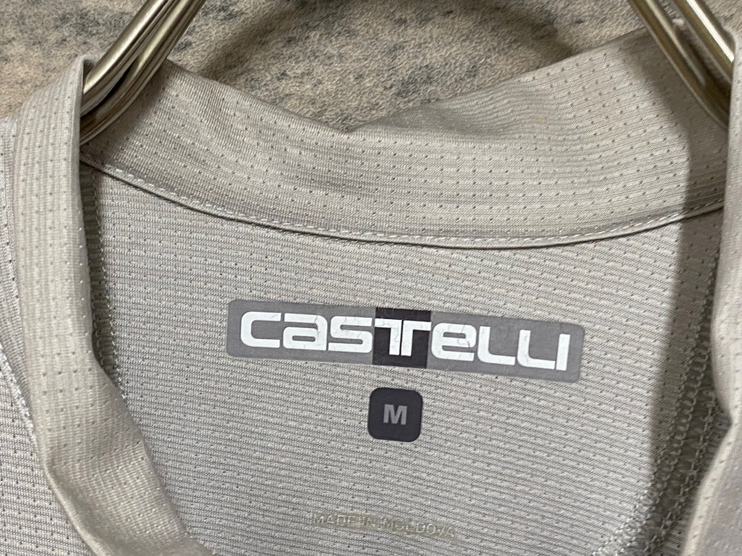 KF202 カステリ CASTELLI 半袖 サイクルジャージ グレー M