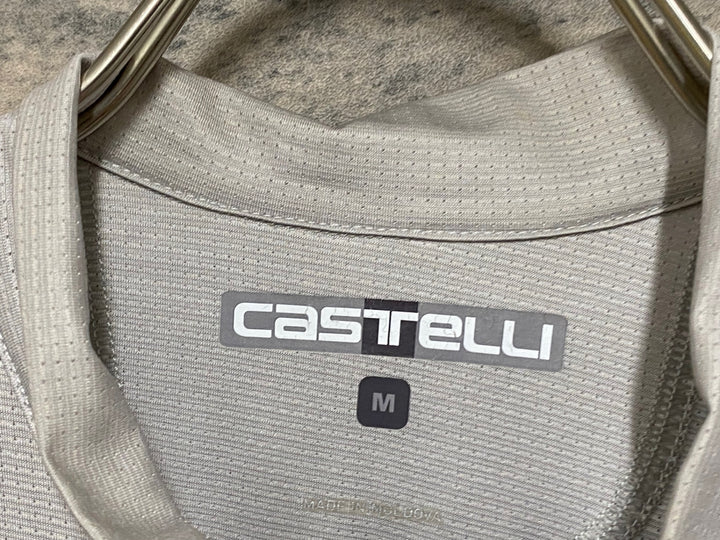 KF202 カステリ CASTELLI 半袖 サイクルジャージ グレー M