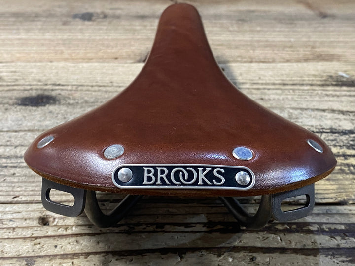 KE323 ブルックス BROOKS スワロー SWALLOW TITANIUM サドル チタンレール BROWN