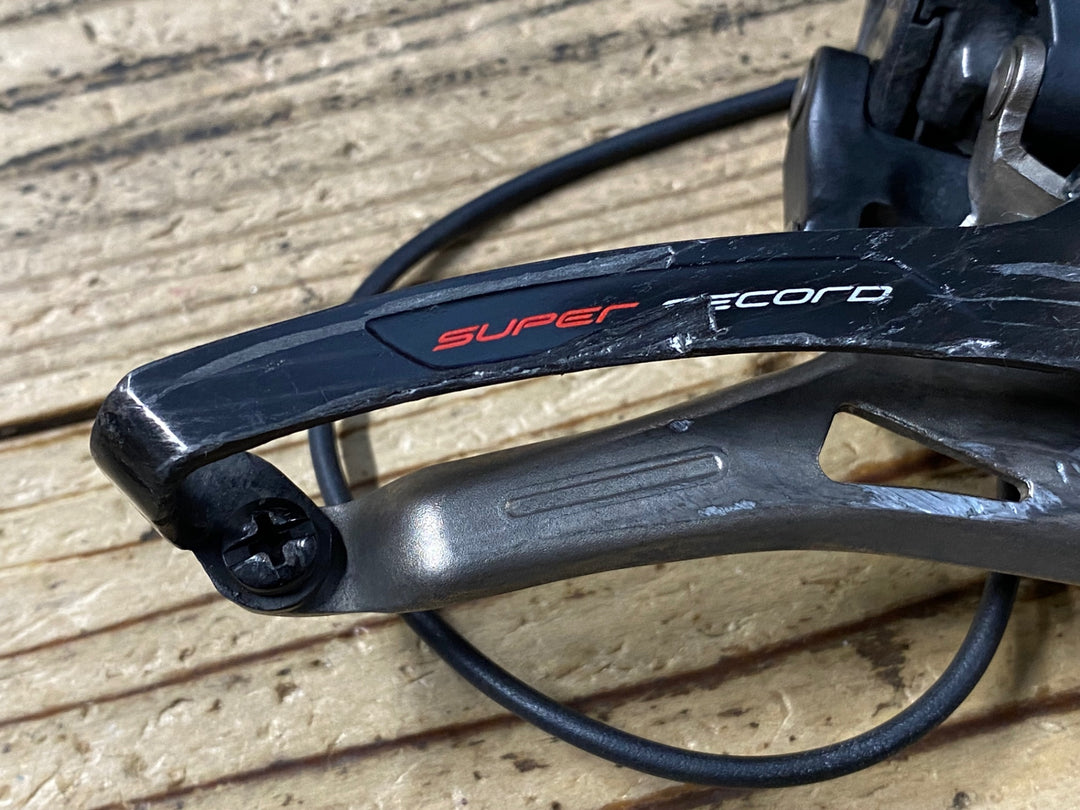 KD373 カンパニョーロ CAMPAGNOLO スーパーレコード SUPER RECORD FD19-SR12BEPS フロントディレイラー 2s EPS V4 電動 動作確認済