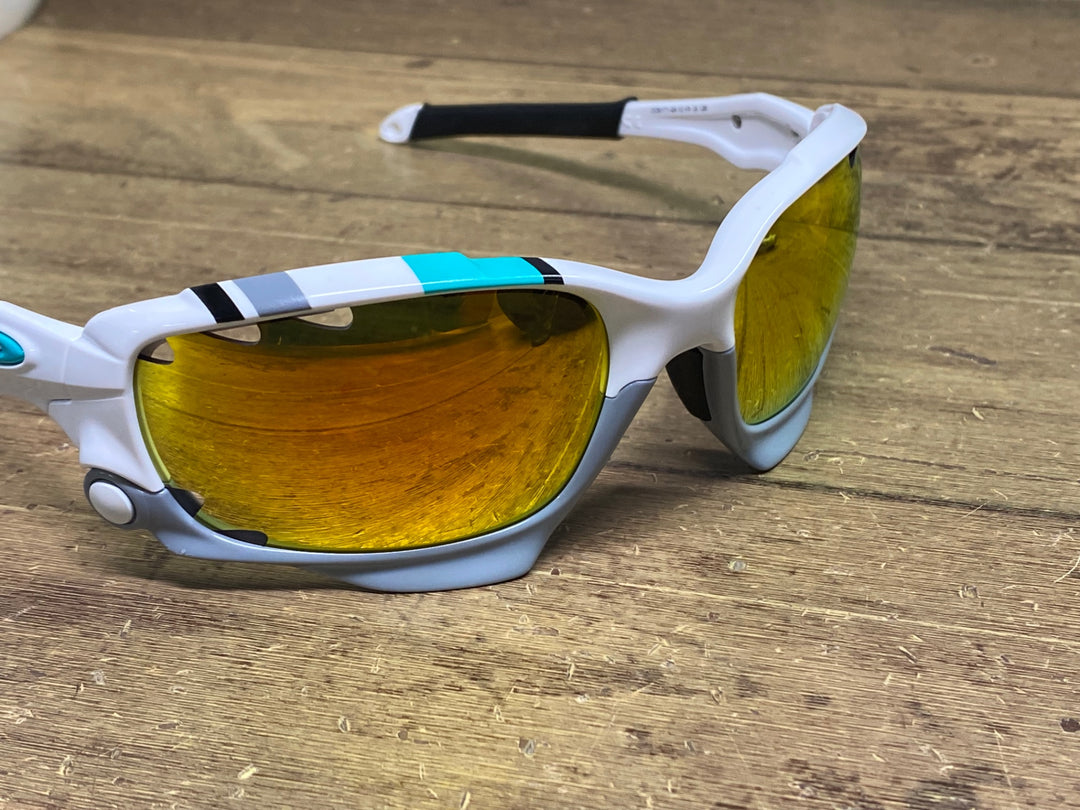 JN147 オークリー OAKLEY Racing Jacket サングラス アイウェア 白 グレー OAKLEY30周年記念限定サングラス レンズ付属