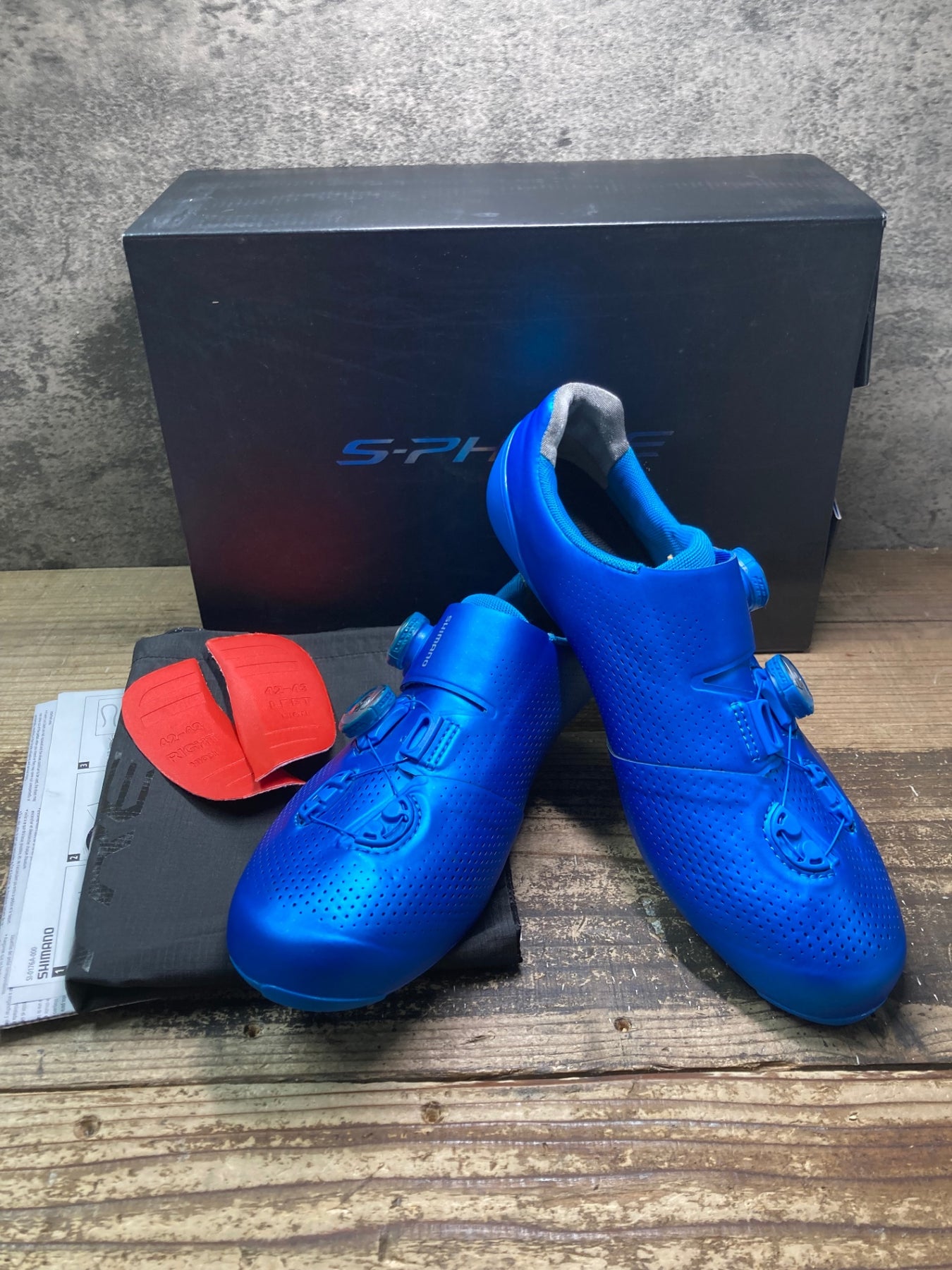 JI914 シマノ SHIMANO S-PHYRE RC9 SH-RC901M ビンディングシューズ 青