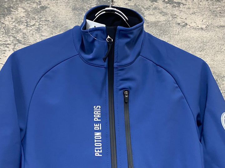 JW760 プロトンドパリ PELOTON DE PARIS Sprinteur Softshell Jacket 長袖 サイクルジャケット 青 XS 裏起毛