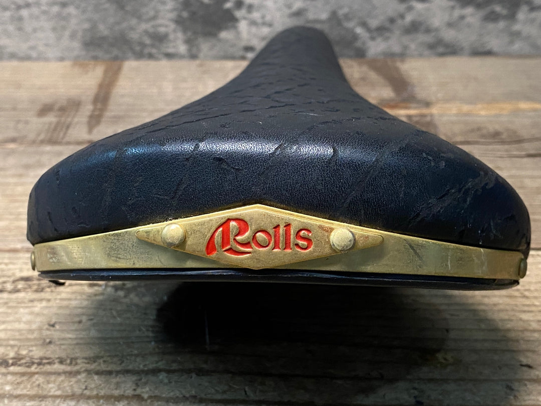 JN647 セラサンマルコ SELLE SANMARCO ロールス ROLLS サドル 黒 スチールレール