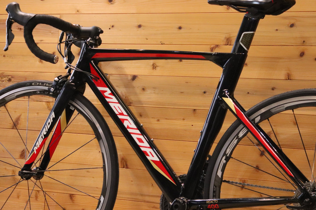 半額！！ 決算SALE メリダ MERIDA リアクト REACTO 400 RIM 2019モデル 52サイズ シマノ 105 R7000 11S アルミ ロードバイク 【広島店】