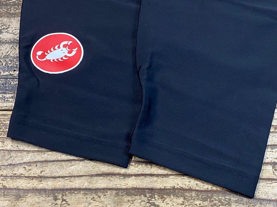 JT390 カステリ Castelli ニーカバー 黒 M