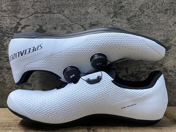 KK577 スペシャライズド SPECIALIZED トーチ Torch 3.0 ビンディングシューズ 白 EU42