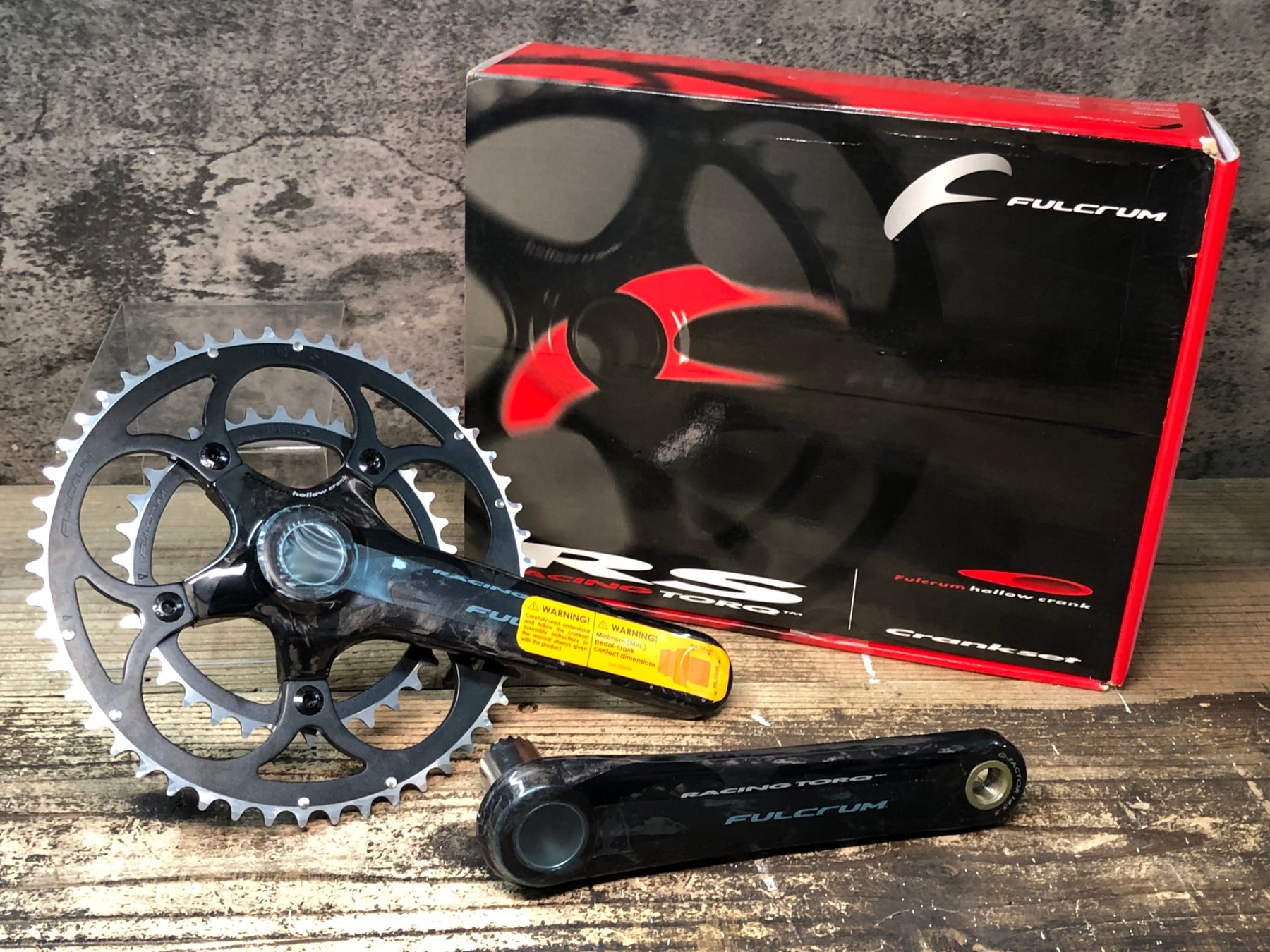 JR693 フルクラム FULCRUM RACING TORQ RS BLACK LABEL クランクセット