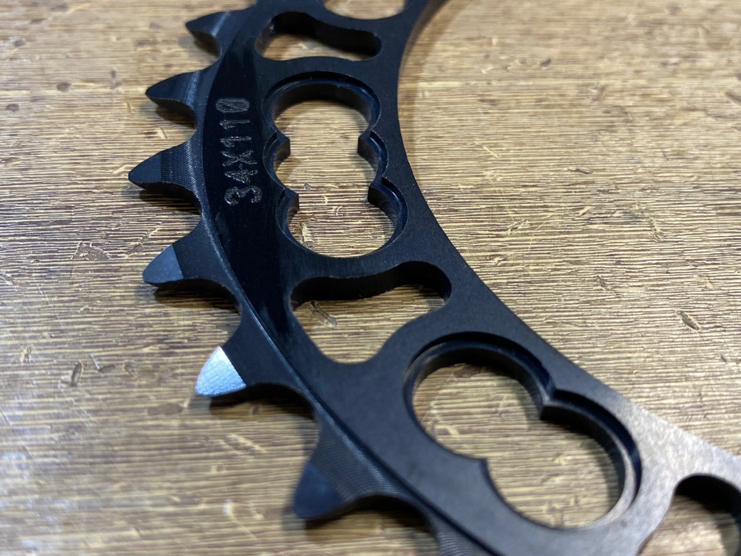 KP672 ローター ROTOR Q-RINGS 楕円 チェーンリングセット 50/34T 10S PCD110 5arm