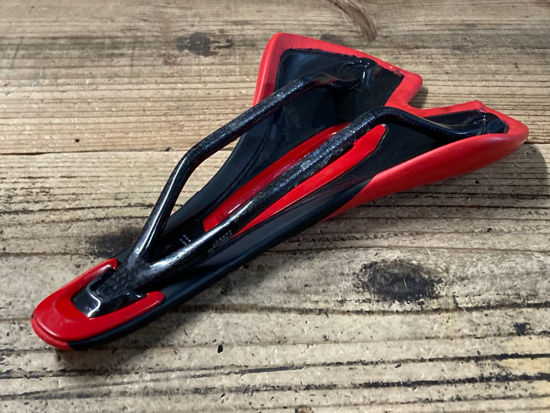KC145 スペシャライズド SPECIALIZED S-WORKS トゥーぺ TOUPE サドル カーボンレール 143mm 赤