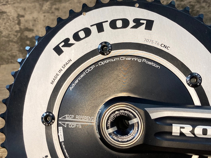 JS252 ローター ROTOR 3D+ AERO noQ クランクセット 165mm 53/39T 130BCD
