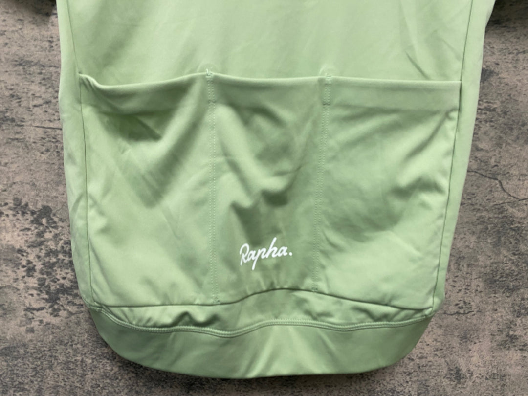 KM066 ラファ Rapha MEN'S CORE JERSEY 半袖 サイクルジャージ ライトグリーン S