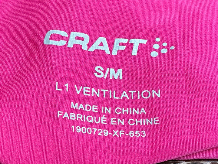JI932 クラフト CRAFT アームカバー ピンク S/M
