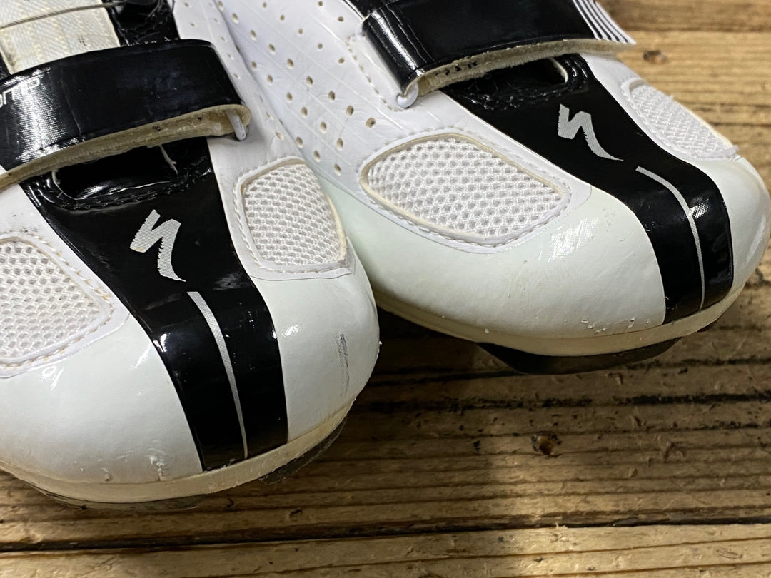 KG291 スペシャライズド SPECIALIZED COMP RD ビンディングシューズ 白 黒 EU42