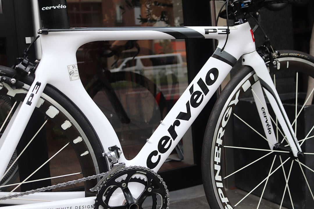 サーヴェロ CERVELO P3 2011モデル 51サイズ シマノ 10S MIX カーボン トライアスロン TTバイク 【東京南麻布店】