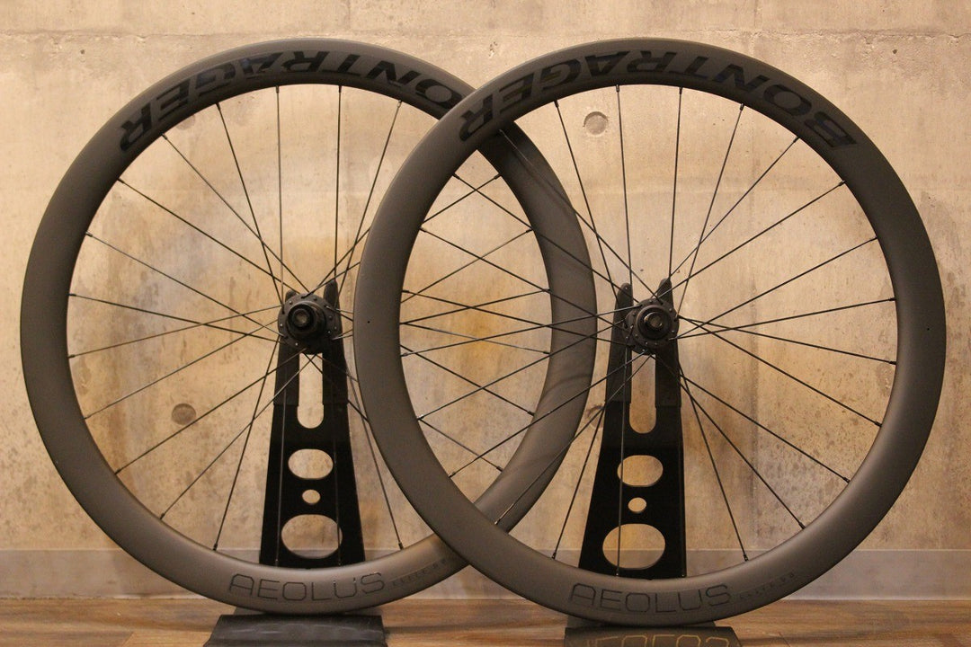 ボントレガー BONTRAGER アイオロス AEOLUS ELITE 50 DISC カーボン クリンチャー チューブレスレディ ホイールセット シマノ 11/12S 【名古屋店】