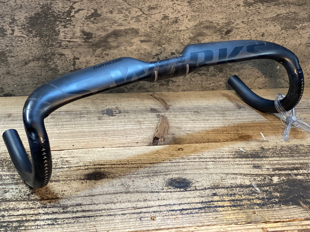 JV565 スペシャライズド SPECIALIZED S-WORKS AEROFLY ドロップハンドル 440mm Φ31.8 ※ブラケット取付トルクオーバーの為ジャンク