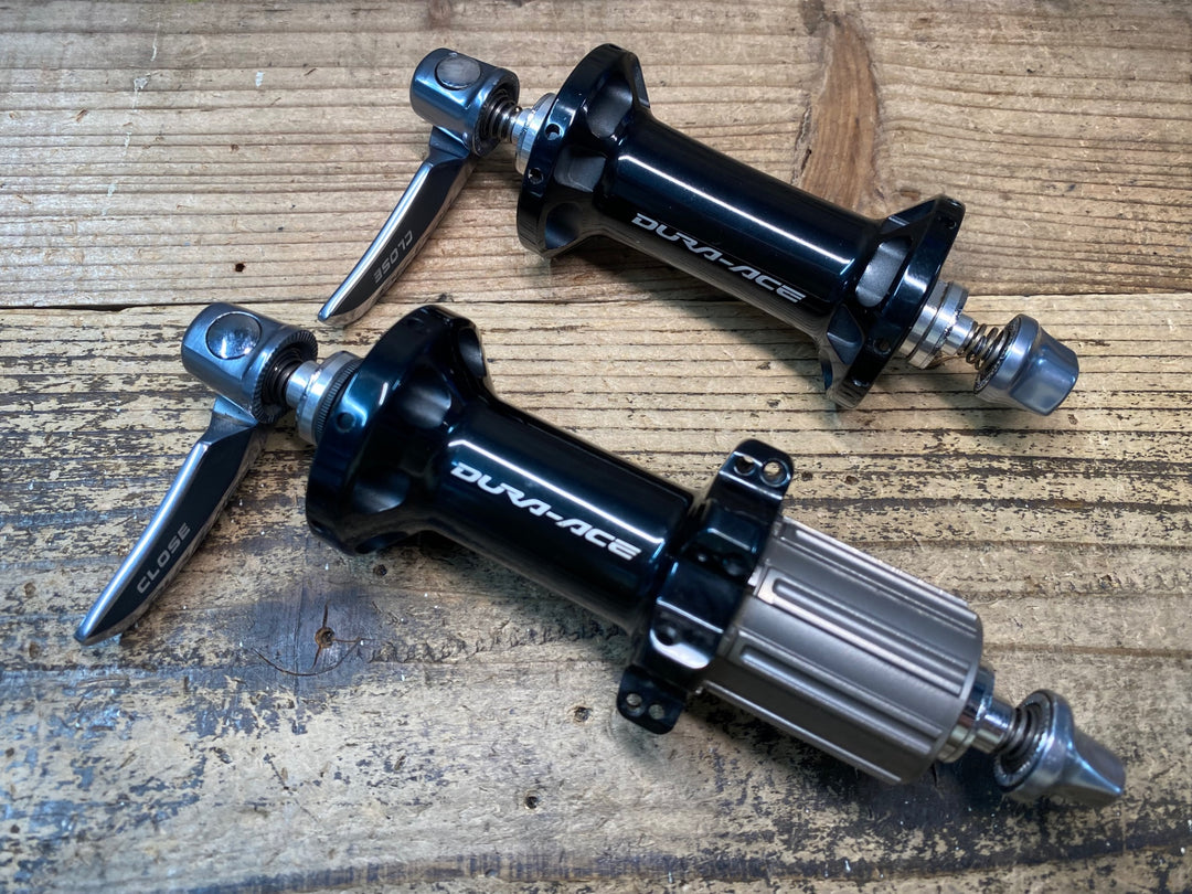 JD185 シマノ SHIMANO デュラエース DURA-ACE WH-9000 前後ハブセット