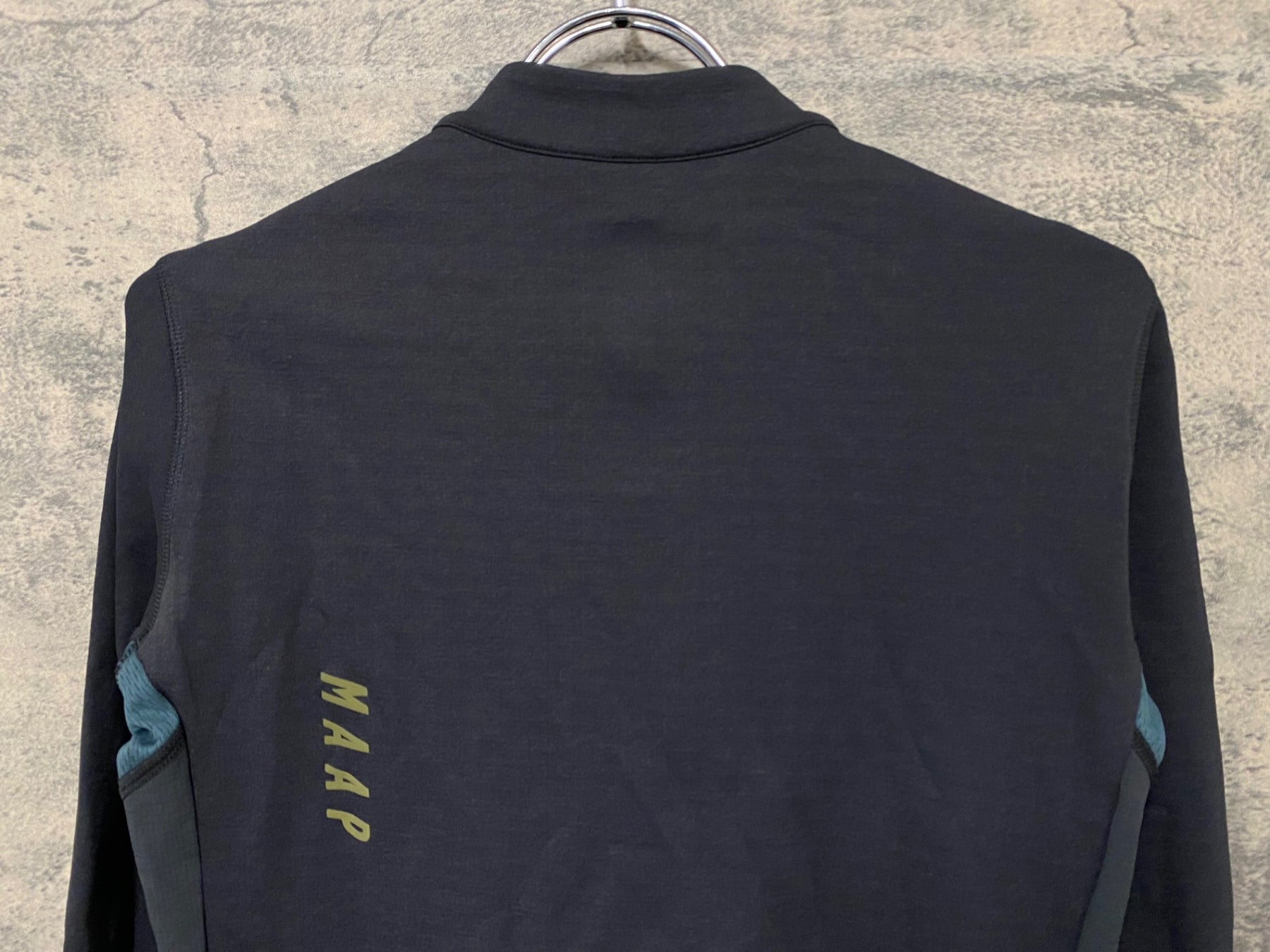 JF702 マープ MAAP Alt_Road LS Jersey 長袖サイクルジャージ 黒緑 S