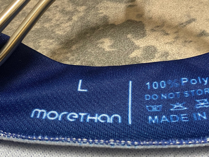 KA826 モーゼン MORETHAN 長袖サイクルジャージ 青 L