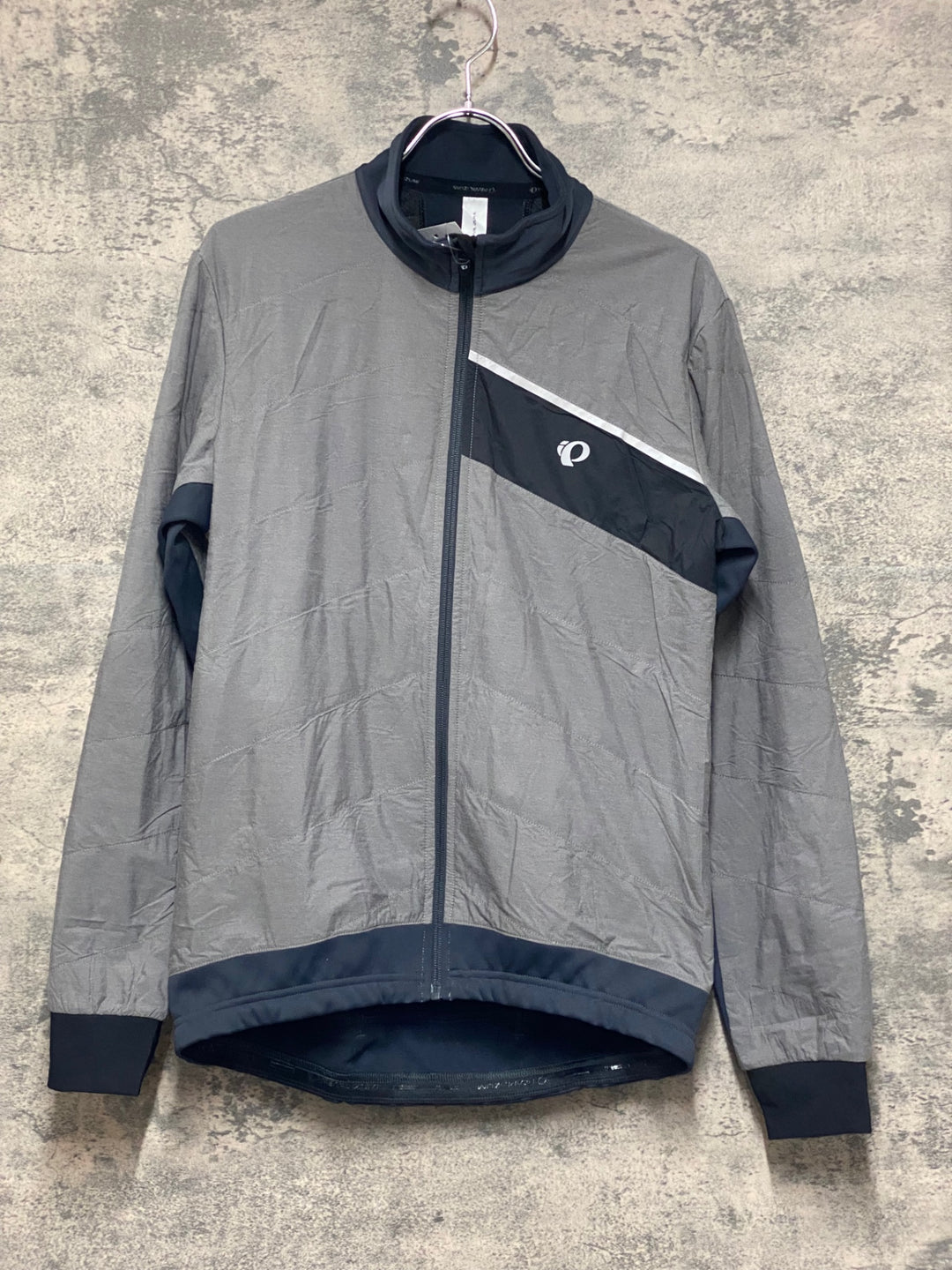 JZ248 パールイズミ PEARL iZUMi 長袖 サイクルジャケット グレー L 裏起毛