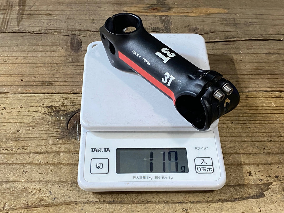 KR181 3T ARX Ⅱ TEAM アルミ ステム 黒 赤 100mm Φ31.8 OS ※ボルト欠品
