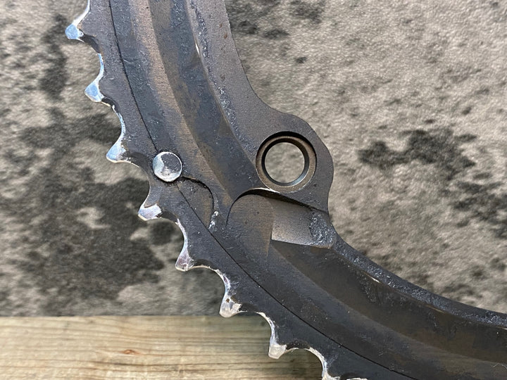 JO017 カンパニョーロ CAMPAGNOLO アウターチェーンリング 50T 11S PDC144 ※歯の摩耗大のためジャンク