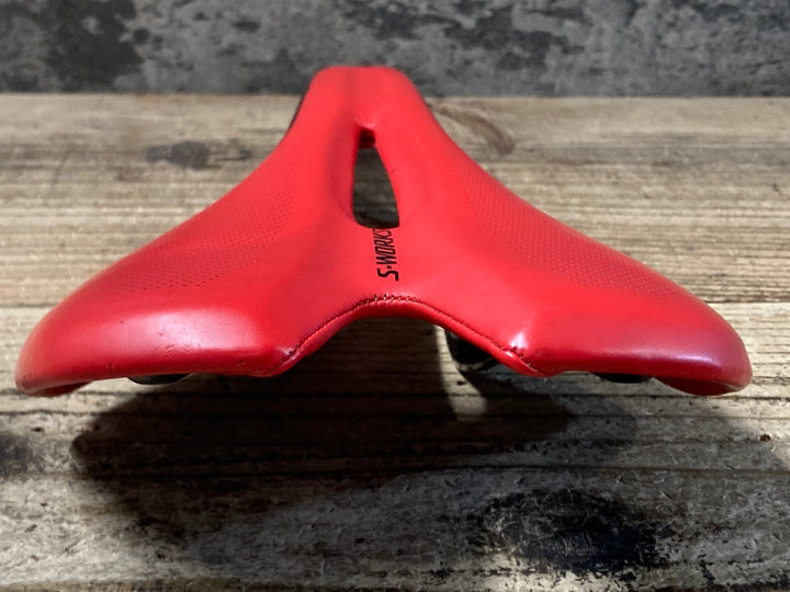 KC145 スペシャライズド SPECIALIZED S-WORKS トゥーぺ TOUPE サドル カーボンレール 143mm 赤