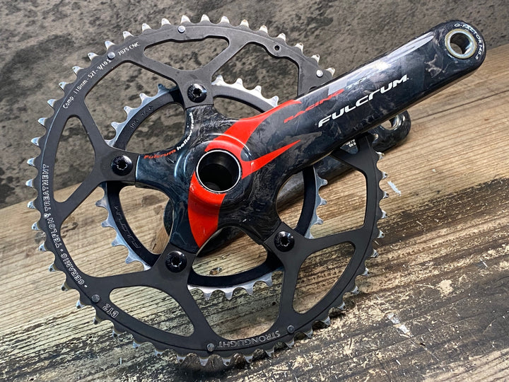 JF473 フルクラム fulcrum Racing TORQ RS クランクセット 172.5mm 52/34T STRONGLIGHTアウターチェーンリング